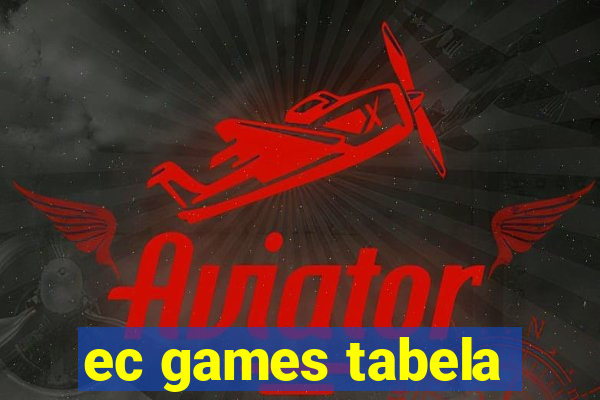 ec games tabela